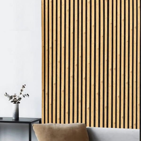 AKUSTİK MDF PANEL -AÇIK MEŞE - 60CM