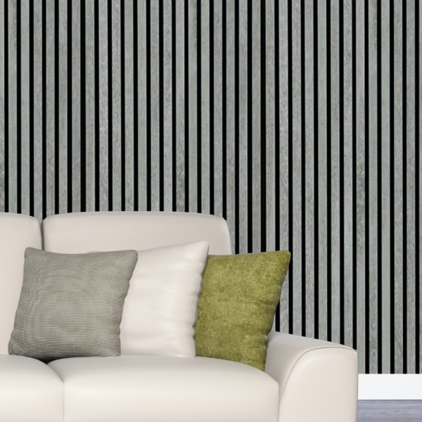 AKUSTİK MDF PANEL - KOYU TAŞ - 60CM