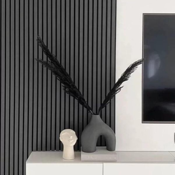 AKUSTİK LAMBRİ -ANTRASİT - 100 CM